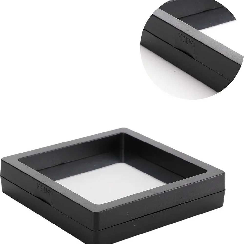 NWOT - 5 3D Floating Jewelry Display Case Set , 3.5" Display Case Pink Or Black! - Picture 10 of 11